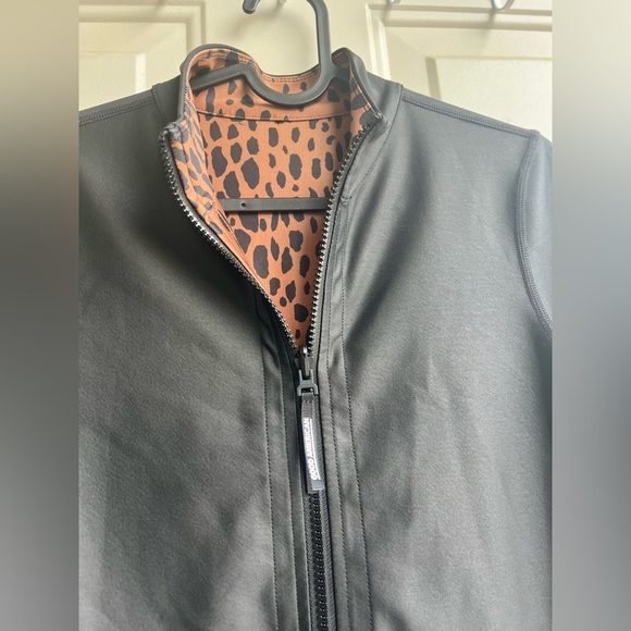 Good American Reversible Catsuit XS/S Leopard & Black Stretch Jumpsuit - Picture 9 of 12